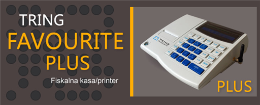 TRINGFAVOURITE PLUS - fiskalna kasa/&scaron;tampa�